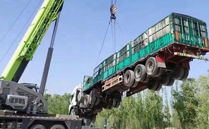 金溪道路脱困救援案例